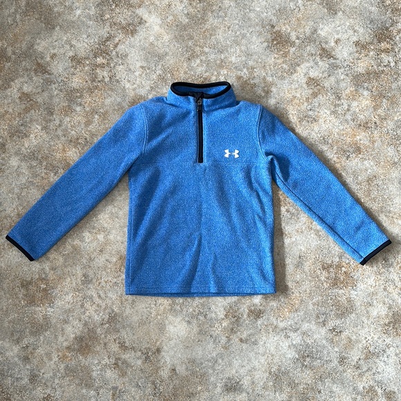 Boys Under Armour Fleece Half Zip - Picture 1 of 5